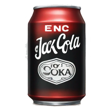Metal Can of Jack Daniel’s and Coca Cola sticker