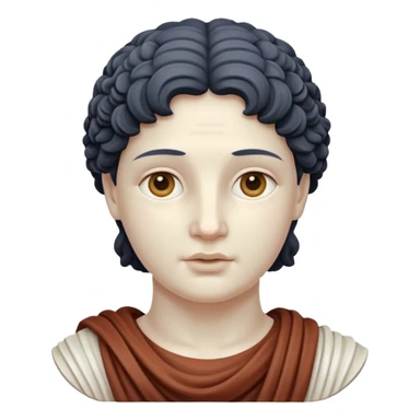 Creamy salad dressing in a bottle Roman statue sticker