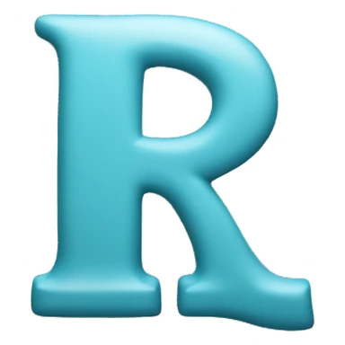 letter R sticker