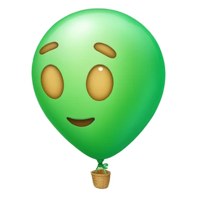 gree balloon that an be copy paste sticker