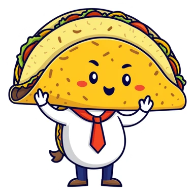 taco trump sticker