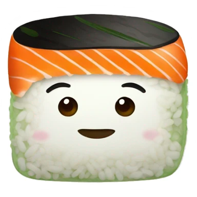sushi with wasabi sticker