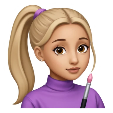 ariana grande ponytail 2025 sticker