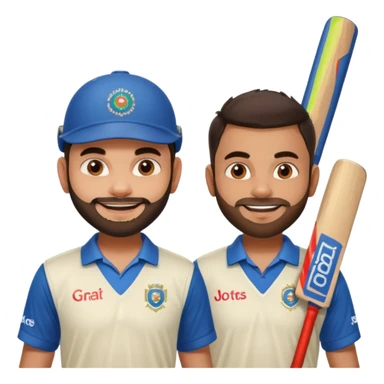 Virat Kohli and rohit sharma  sticker