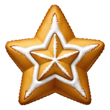 Christmas pandoro star sticker