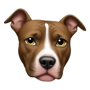 rapper pitbull as a pitbull sticker