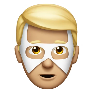 Donald trump with ear bandage sticker