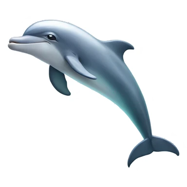 dolphin with a shine sticker
