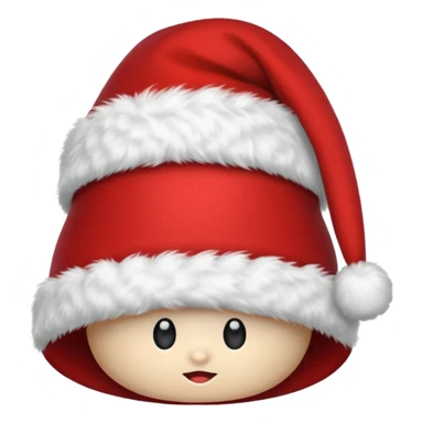 Christmas hat emoji sticker