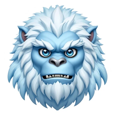 Cinematic Realistic WoW Yeti Portrait, depicted as a majestic, colossal creature of the frozen wilds, with thick, shaggy fur in pristine icy white and subtle pale blue highlights. His powerful, muscular frame and piercing ice-blue eyes exude ancient wisdom and raw strength. Rendered with lifelike texture and natural frosty lighting, high shine, noble and imposing, capturing the essence of a legendary yeti guardian. sticker