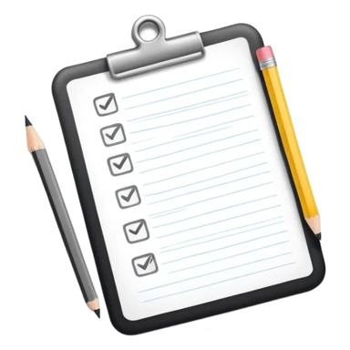 task list with gear sticker