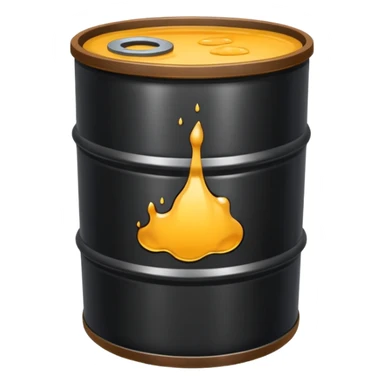 oil sludge in barrel  sticker