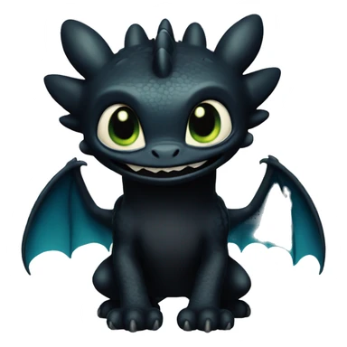 Toothless-from-How-to-train-your-dragon sticker