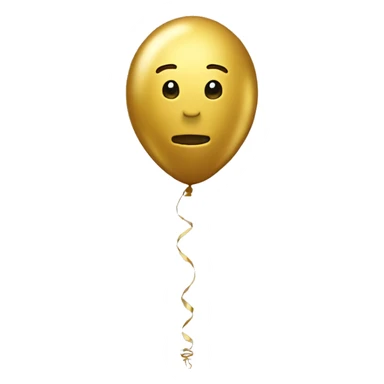 Balloon 2025 golden  sticker