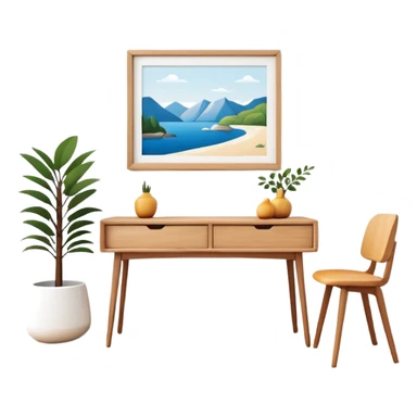 scandinavian style home decor sticker