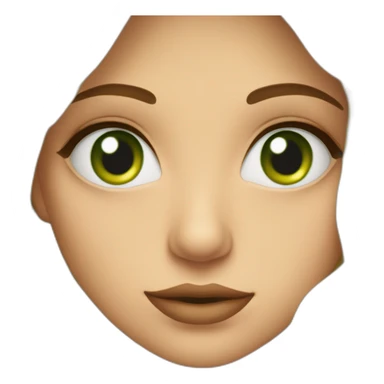 Chica pelo moreno ojos verdes abrazando chica rubia con rizos sticker