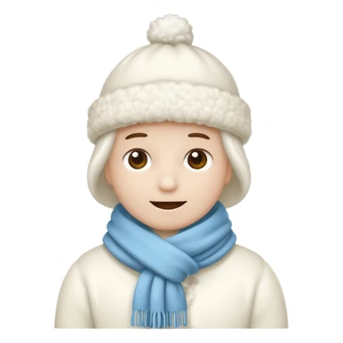 marshmallow guy with accessories sticker