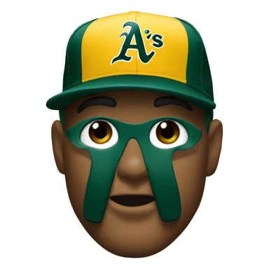 Oakland Athletics maskot sticker