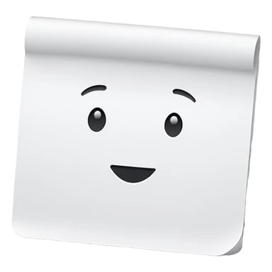 a piece of paper sticker