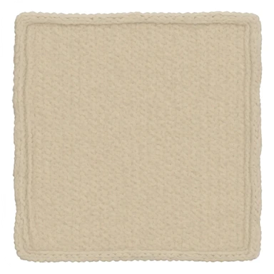 Cream knit blanket  sticker