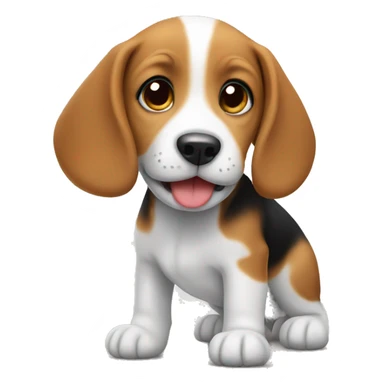beagle puppy sticker