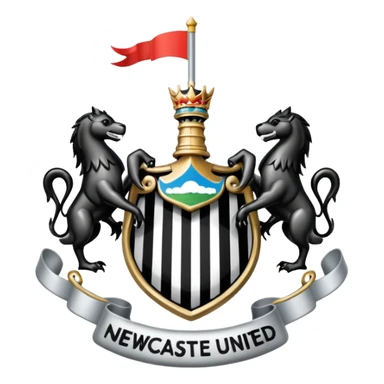Newcastle United logo sticker