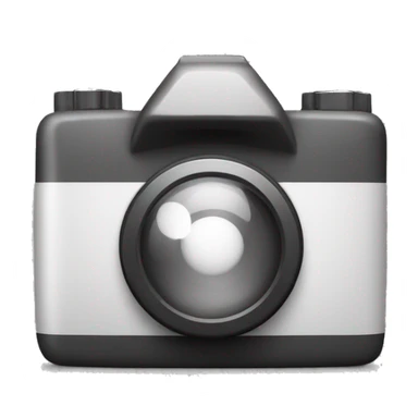 A camera app black and white and gray theme and not 3d  sticker