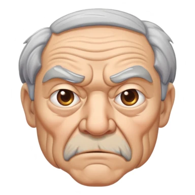 Grumpy old man sticker