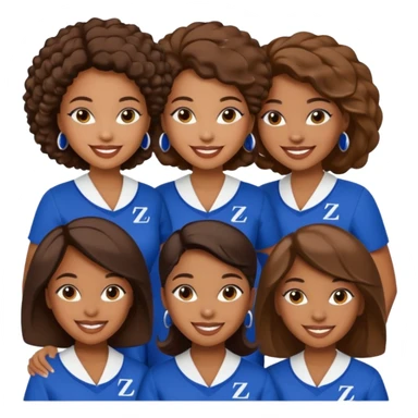 Black women zeta phi beta sorority sticker