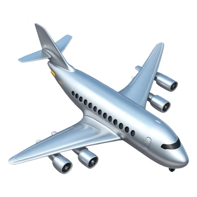 quiero un emoji de avion que sea lo mas real posible sticker