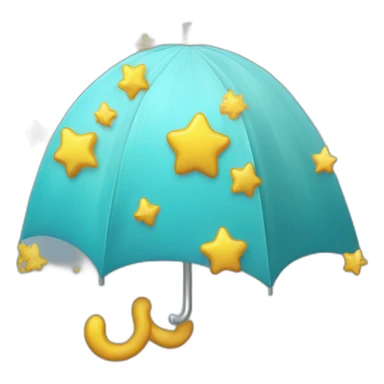 pluie d’étoiles sticker