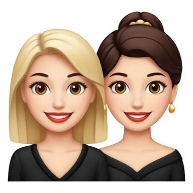 Well groomed girls sticker