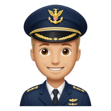 male navy soldier, cute face. sticker