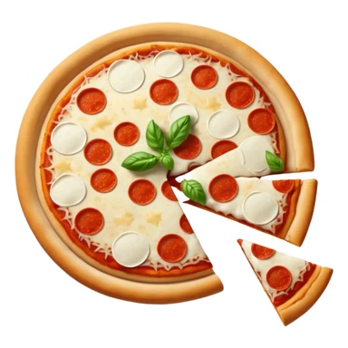 Una scritta Polvere di stelle fatta a pizza sticker