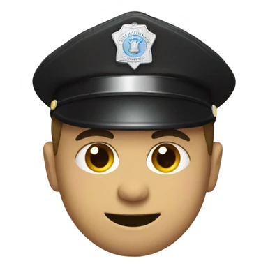 Christmas cop sticker