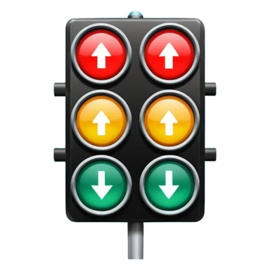 mac os icon rotation retro traffic signal arrows rotating inversion sticker