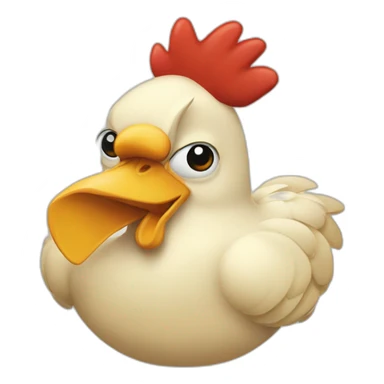 Aparato digestivo de las gallinas  sticker