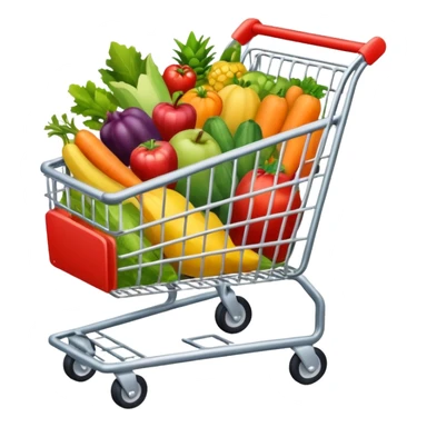 shopping cart full sticker