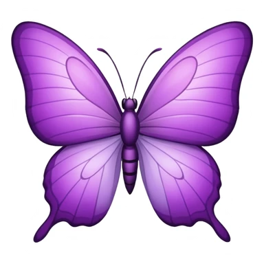 Borboleta lilás sticker