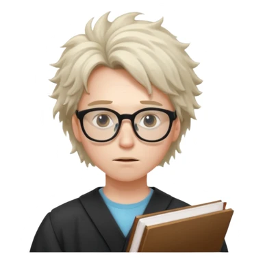 a very exhausted graduate student studying statistical physics sticker