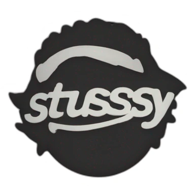 Stussy logo sticker