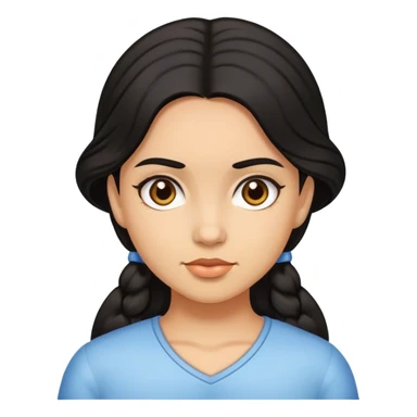 Chica pelinegra buchona sticker