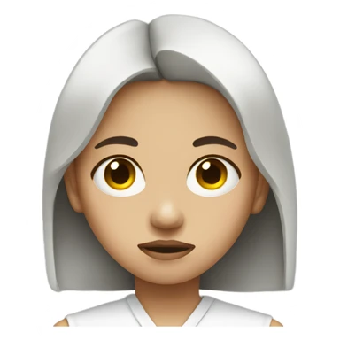 girl looking sad with a bandaid on her eye sticker