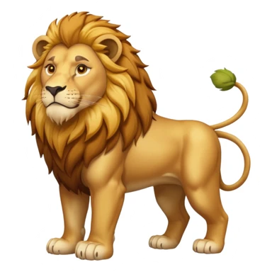 High resolution of   realistic full body lion without distorted , no extra hybrid sticker