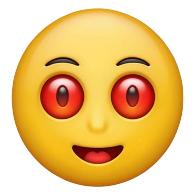 Yellow emoji that’s high with red eyes and barely open, like he’s trippin  sticker