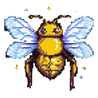 galaxy bee sticker