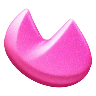 pink sparkle fortune cookie sticker