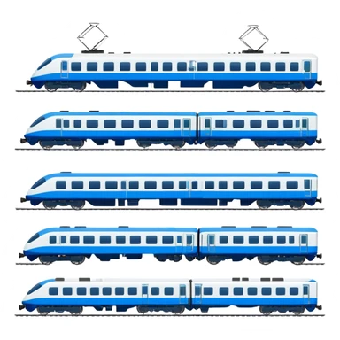 Qinghai-Tibet Railway train, simplified cute emoji style, cartoon modern Chinese train, bold colors sticker