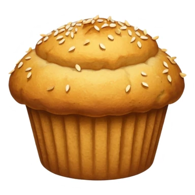 gold muffin sticker