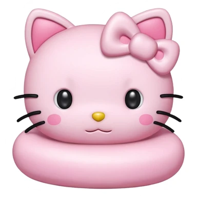 Pink pastel hello kitty  sticker